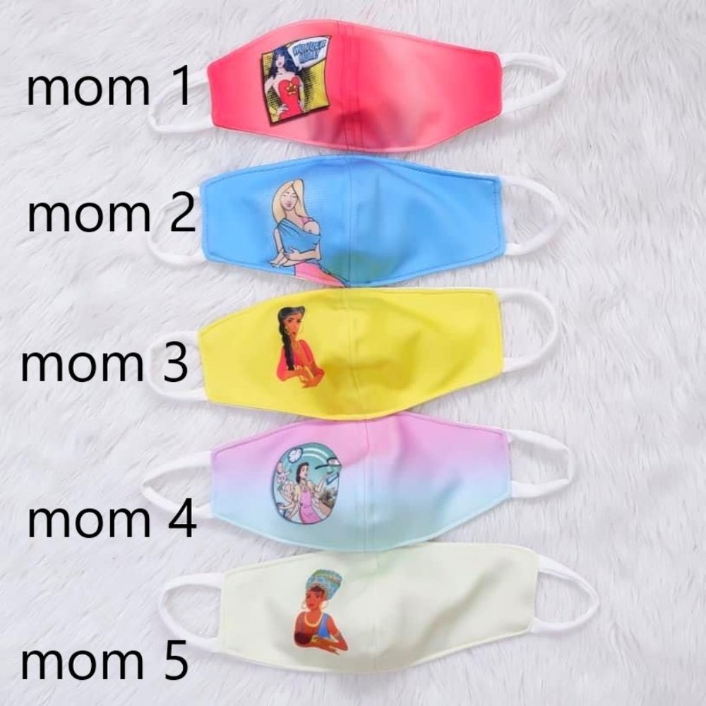 Cloth face mask -- MOM design